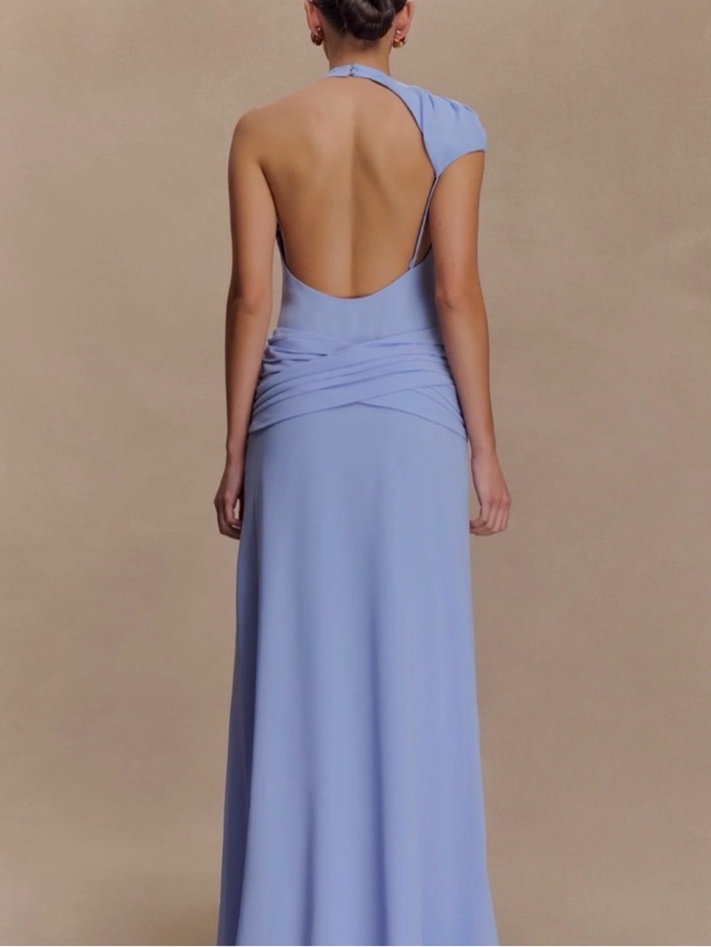 Meshki Analia Chiffon Maxi Dress - Lilac